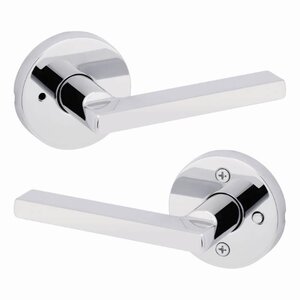Kwikset Modern Halifax Door Lever with Round Rosette