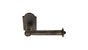 Emtek Rustic Sandcast Bronze Bar Style Bath Paper Holder