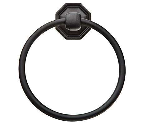 Emtek Tuscany Bronze 6-5/16 Inch Bath Towel Ring