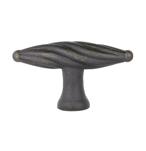 Emtek Tuscany Bronze Twist Cabinet Finger Pull T-Knob