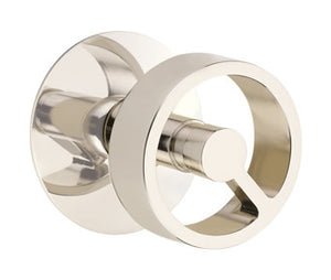 Emtek Contemporary Spoke Interior Door Knob with Modern Rosette