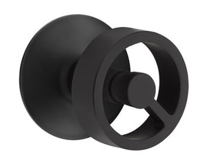 Emtek Contemporary Spoke Interior Door Knob with Modern Rosette