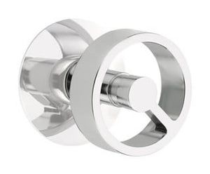 Emtek Contemporary Spoke Interior Door Knob with Modern Rosette