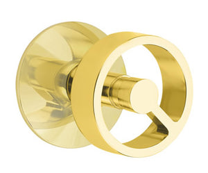 Emtek Contemporary Spoke Interior Door Knob with Modern Rosette