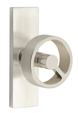 Emtek Contemporary Spoke Interior Door Knob With Stretto Rosette