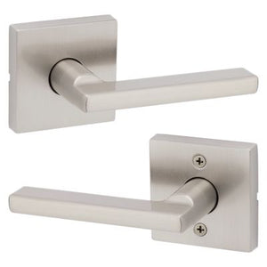 Kwikset Modern Halifax Door Lever with Square Rosette